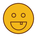emoji, emot, face, smiley svg vector icon