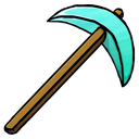 diamond, pickaxe icon