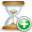 add, hourglass icon