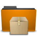 orange,folder,tar icon