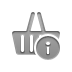 shopping,basket,info icon