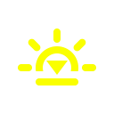 sunset svg vector icon