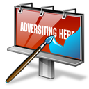 advertise, advertisement, advertising, affiliate network, banner, billboard, design icon