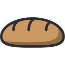 baguette, baker, bakery, dessert, food svg vector icon