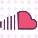brand, logo, network, social, soundcloud svg vector icon