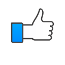 thumbs, up svg vector icon