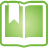 basic, book, bookmark, green, open icon