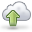 arrow, cloud, up, upload, weather icon