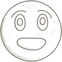 confused, emoji, expression, face, puzzled, sad svg vector icon