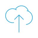 cloud, cloud upload, computing, data, file, storage, upload svg vector icon