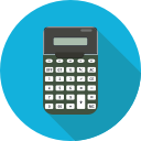 calc, calculating, calculator, digital svg vector icon