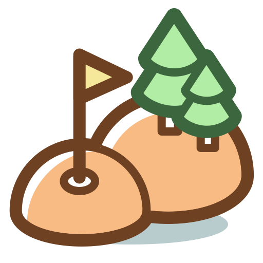 Golf svg vector icon