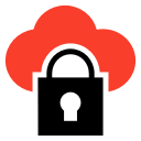 cloud, lock, protect, secure svg vector icon