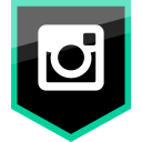 instagram, logo, media, social svg vector icon