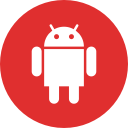 android, media, online, social svg vector icon
