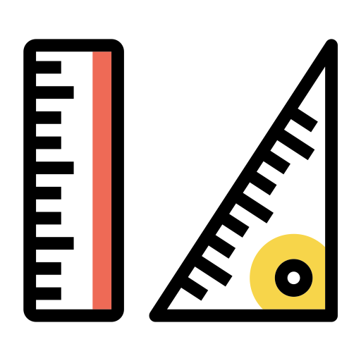 Ruler svg vector icon