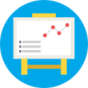 board, chart, graph, presentation svg vector icon
