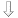 arrow, down icon