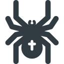 halloween, spider svg vector icon