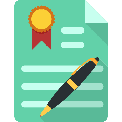 Contract Terms Of Business svg vector icon