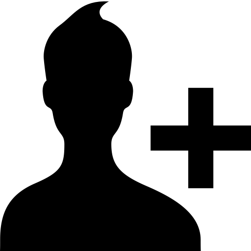 Add User svg vector icon