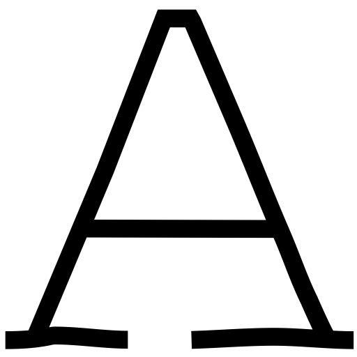 Font svg vector icon