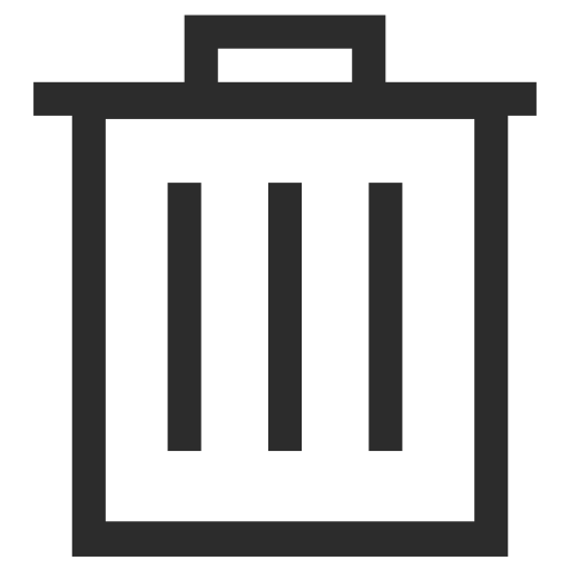 Trash svg vector icon
