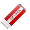 clean, delete, eraser icon