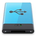 b, blue, usb icon