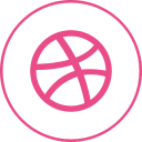 dribbble svg vector icon