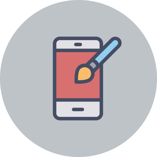 Mobile Design svg vector icon