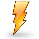 lightning, power, weather icon