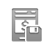 invoice,diskette icon