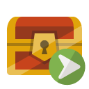 treasure,chest,right icon