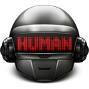 daft, helmet, human, punk icon