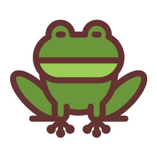 Frog svg vector icon