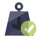 weight,checkmark icon