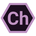 adobe, ch, hexa, tool svg vector icon