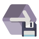 next,diskette icon