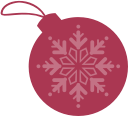 ball, christmas, dribbble svg vector icon