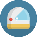 cosmos, helmet svg vector icon
