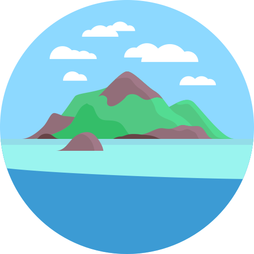 Island svg vector icon