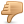 bad, thumb icon