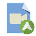 file,type,video,video up,up icon
