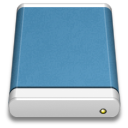 blue,external,drive icon