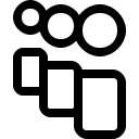 media, my, network, social, space, ui, web svg vector icon