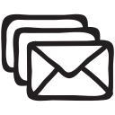 communications, email, envelope, letter, mail, message, spam svg vector icon