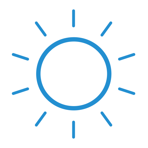 Sun svg vector icon