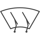 car, window wiper, windscreen, windshield, wiper svg vector icon