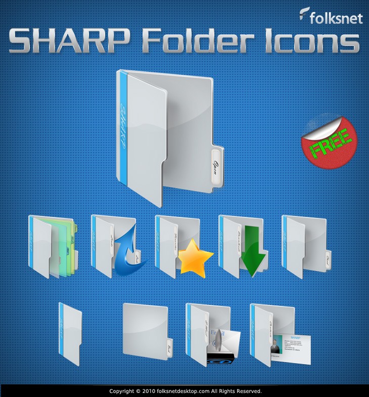 folder, preview, sharp icon
